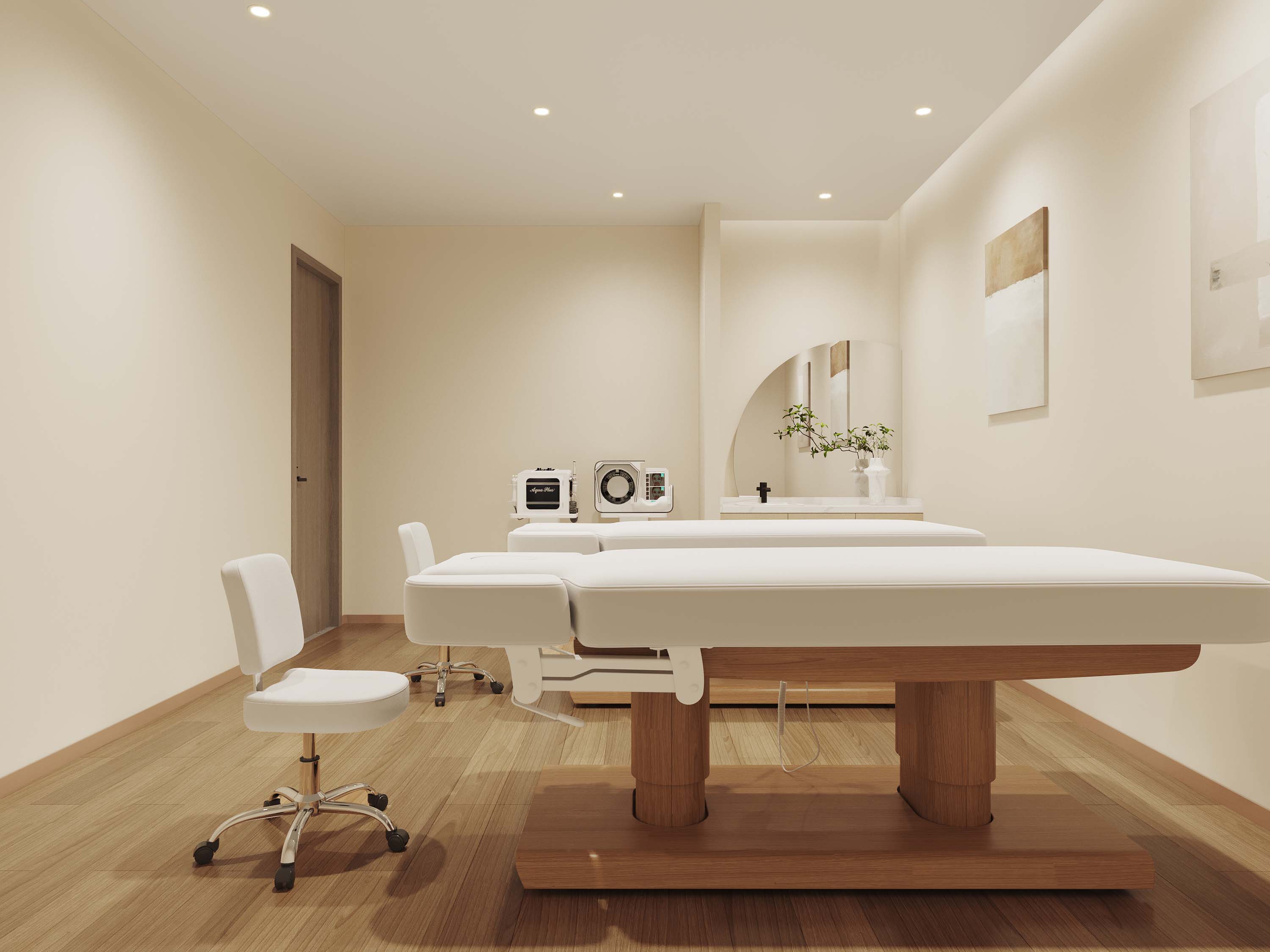 奶油风美容房 奶油风美容房